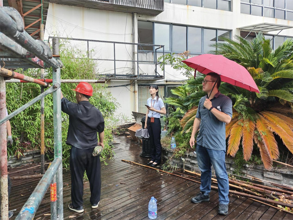 未雨綢繆 嚴(yán)陣以待——營運公司開展防汛防臺專項檢查